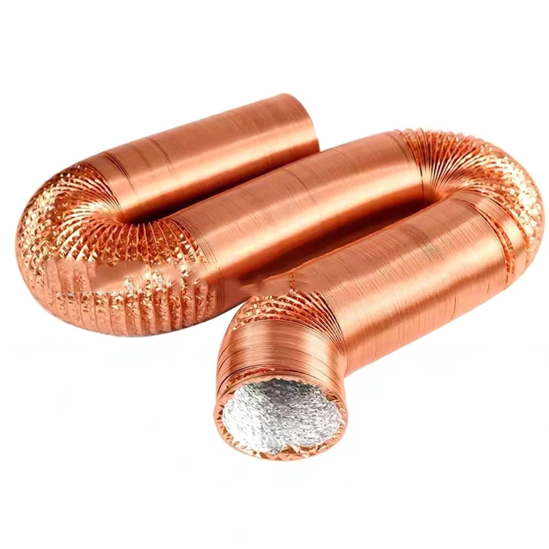 Factory direct custom dust removal flame retardant aluminum foil tube for Boiler oil fume