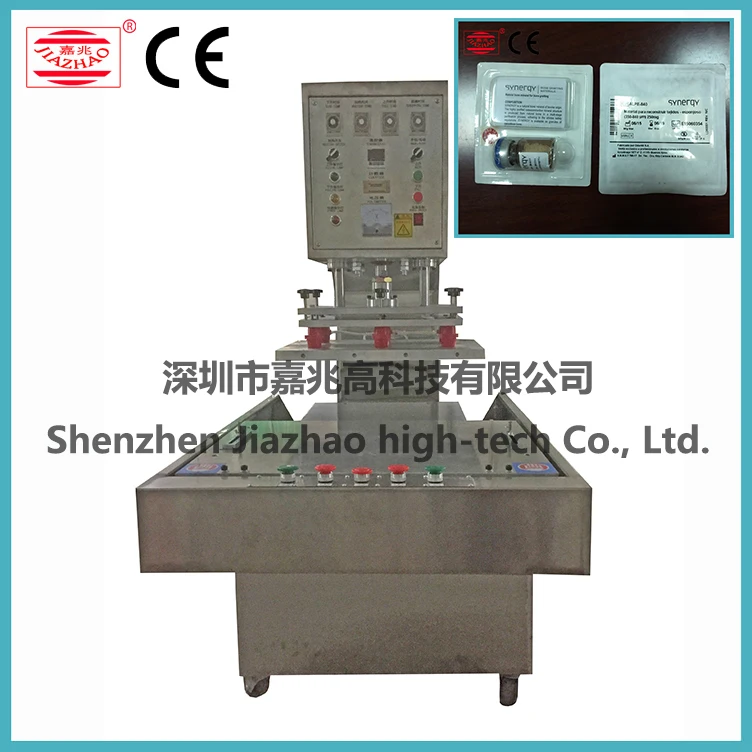 medical aseptic packaging machine RF dialysis paper heat sealing Dupont paper Packing card seal sterile vials Tyvek blister pack