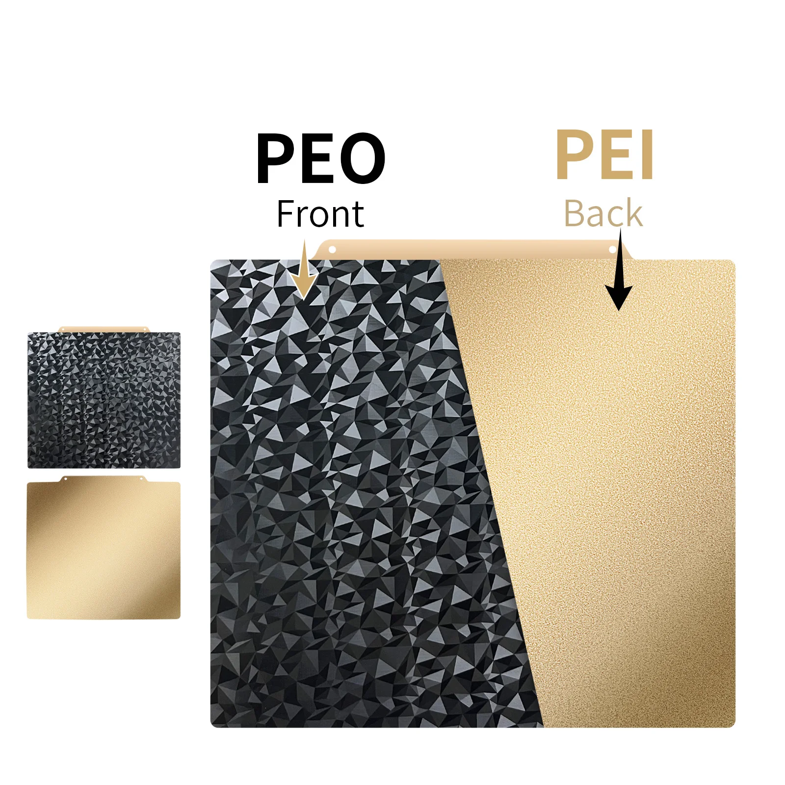 180/220/235/300/310/270/309 мм PEO + PEI с гибким пружинным стальным листом двусторонняя магнитная пластина для сборки Ender3 5 CR10