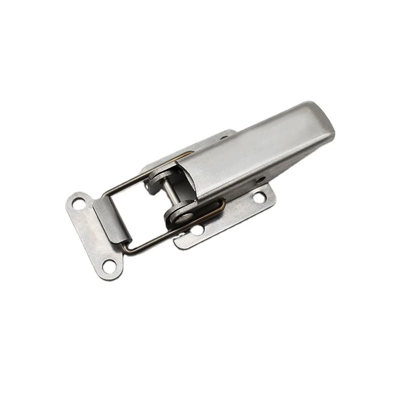 DK617  cabinet toggle latch   stainless steel container hasp  Spring loaded lock