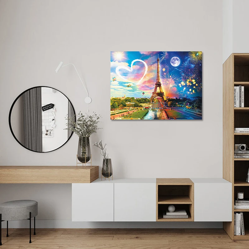 Custom oil painting by number kit on canvas for adults 40x50cm wall art diy painting by numbers