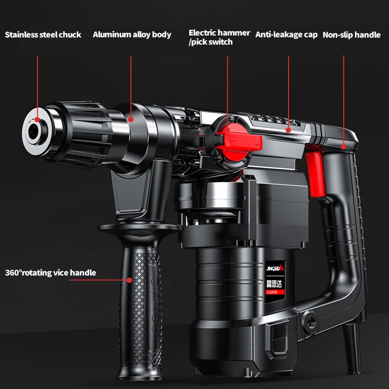 220V Demolition Hammer Drill Tools Power