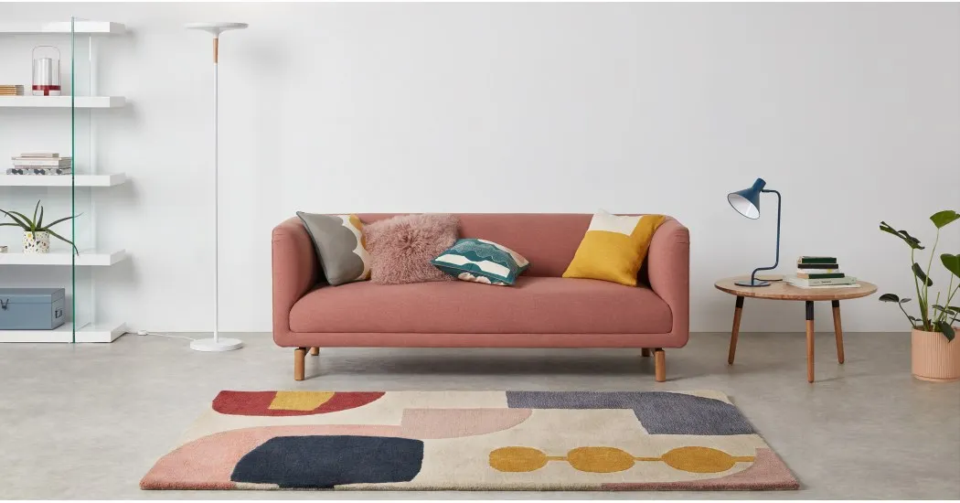 Factory Direct Sale Abstract Hand Tufted Rugs Wool Modern Nordic Custom Carpet Flooring Living Room Area Rug