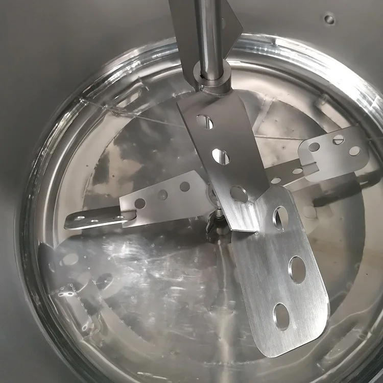 Food Grade SS304 Stainless Steel 304 1200L Steam Heating Mixing Tank For Mixing Wasabi Powder With Water
