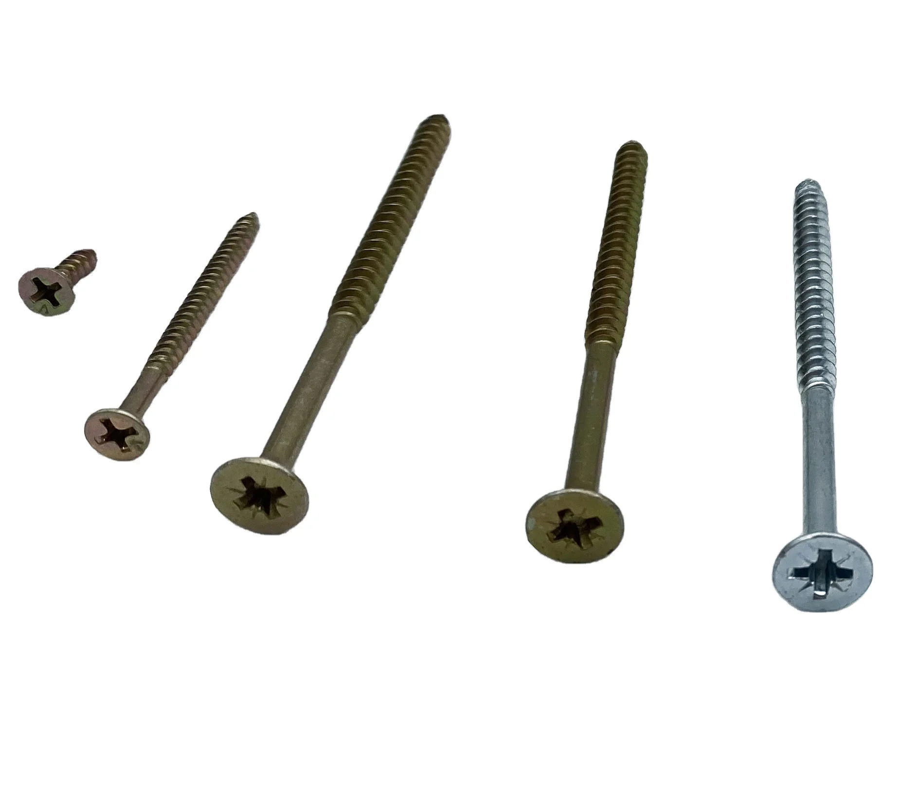 Chipboard screws zinc plated full/half  thread pozi drive CSK twinfast  screws MDF screw