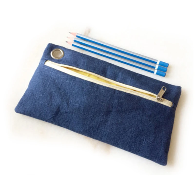 Фабричное производство, вязаные кисти для макияжа, косметика, сумка-клатч из хлопка и льна на молнии