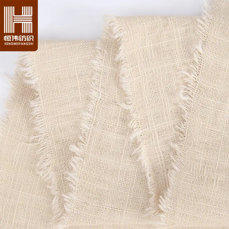 
In stock solid plain dyed ramee 100% Ramie fabric for clothes 