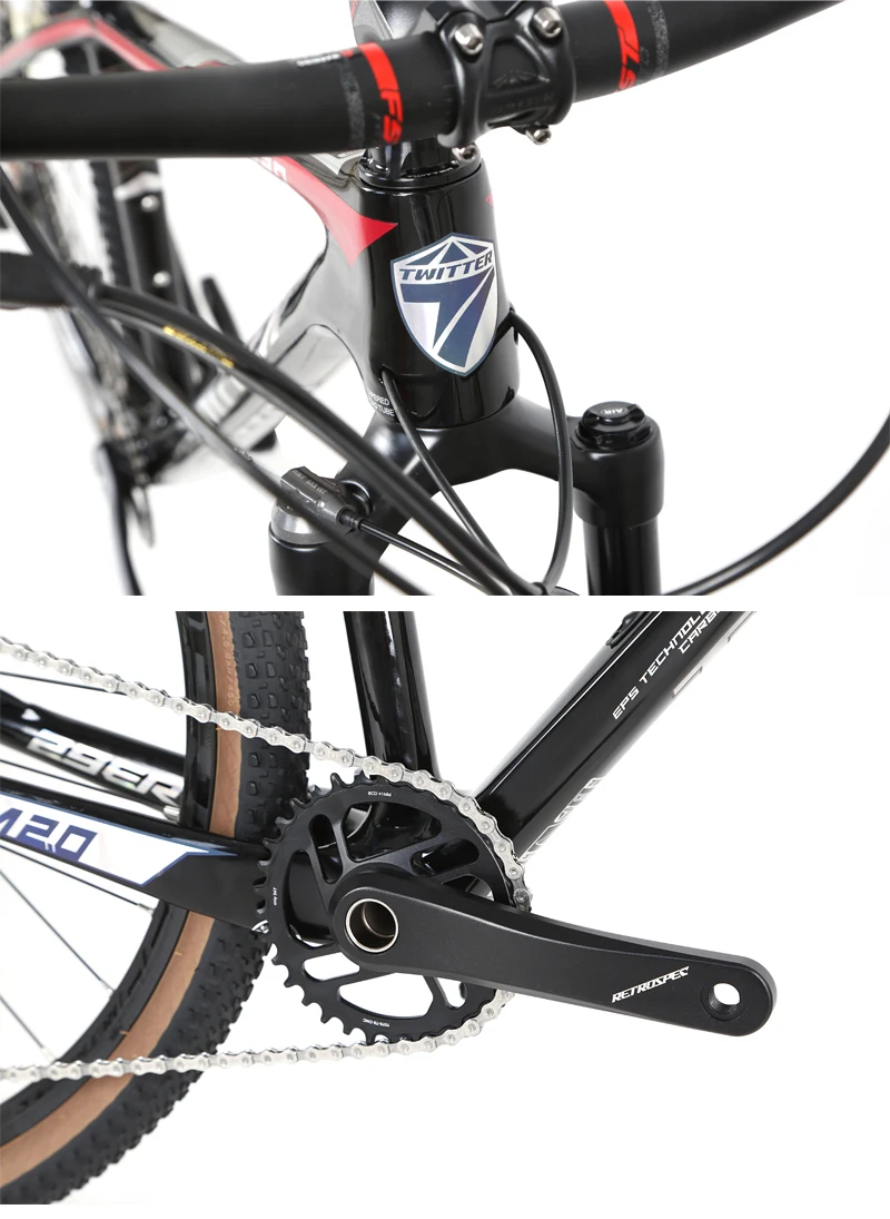 China bicycle factory STORM2.0 bicicleta carbono M6100 12 speed 27.5 29er carbon bike mtb