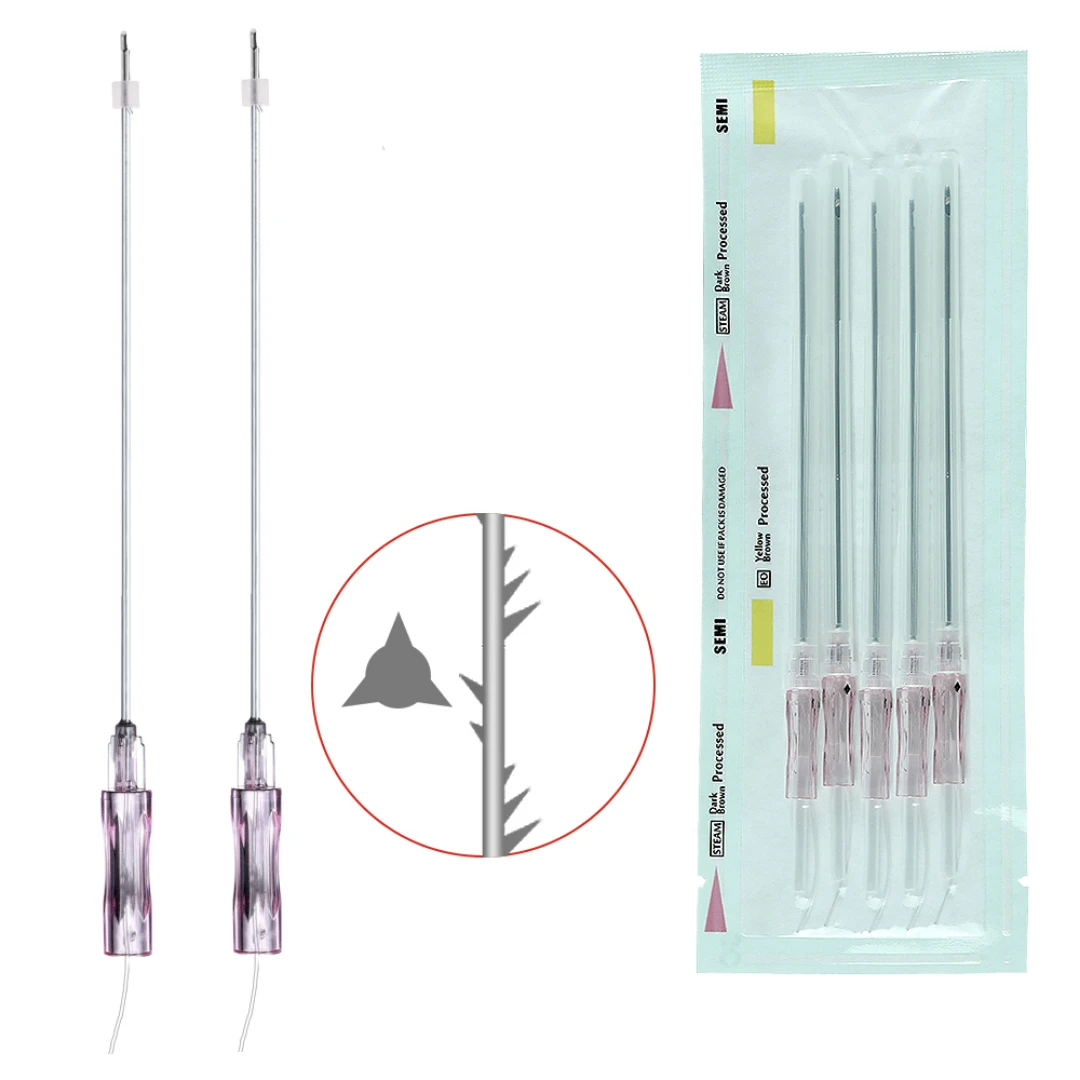 Most Popular Korea Lifting Face Use 18g 120mm Blunt L Pcl Cog 3d Thread