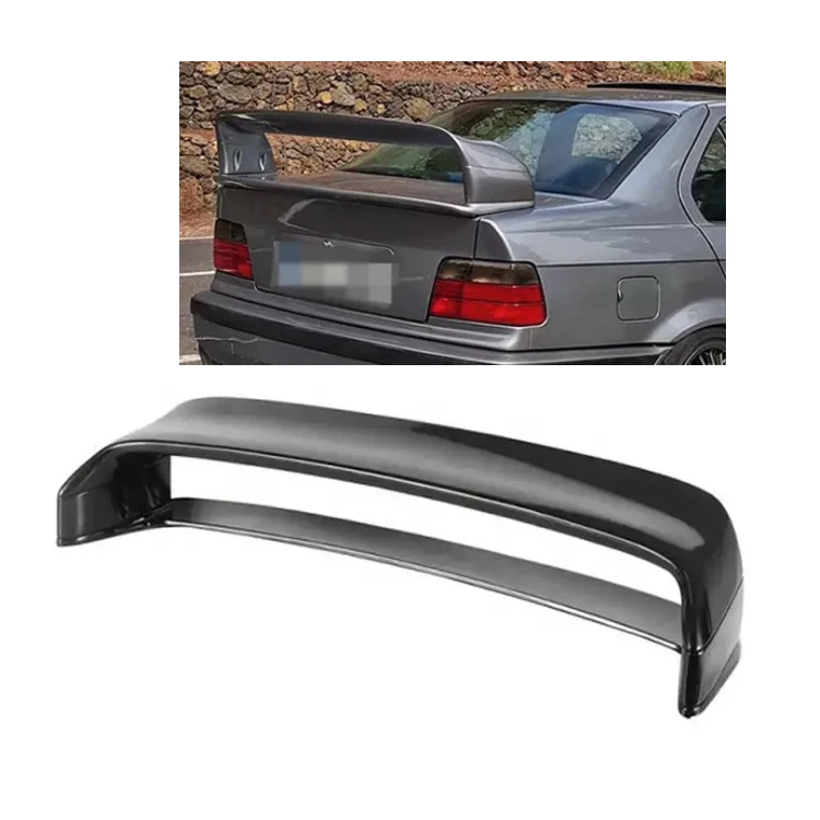 High Quality Hot Sale Easy Installation E36 Abs Rear Spoiler for Bmw 3 Series E36 1990-2000 GT Style Trunk Spoiler Wing