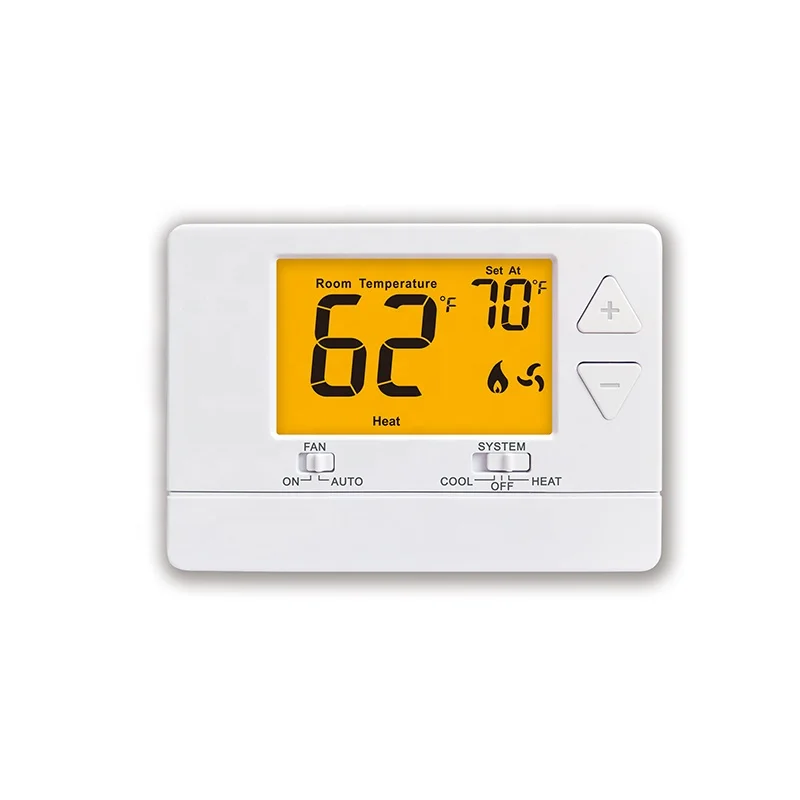 Digital Thermostat Temperature Controller AC Thermostat Display Electric Cooling Thermostat