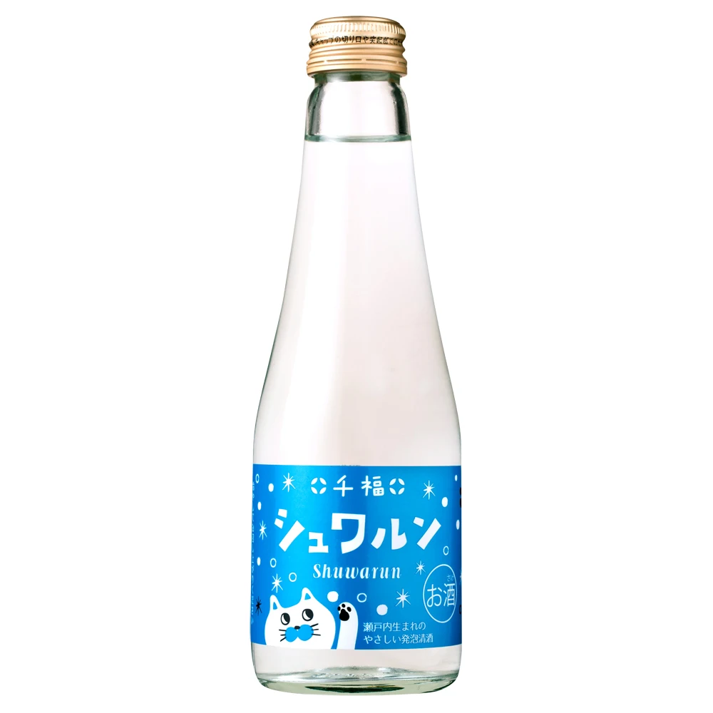 High quality shuwarun 250ml sempuku brand sparkling sake health imported gift wine