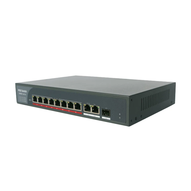 AS-DS8PG1F 8 ports SFP Enterprise Gigabit PoE Rackmount Network Switch RJ45 Ethernet Switch