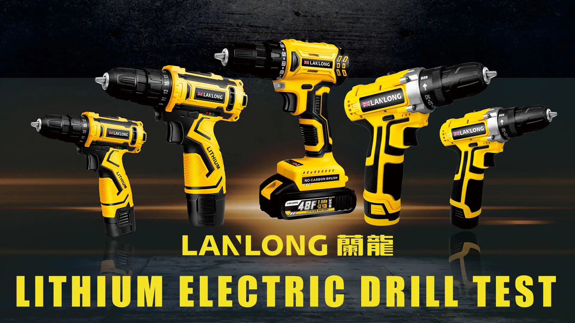 cordless drill power tool set 2 batteries and 1 charger  18v electric drill