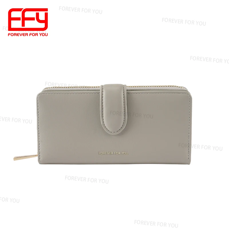 Europe Style Customization Women Long Wallet Clutch Zipper Wallet Lady Purses