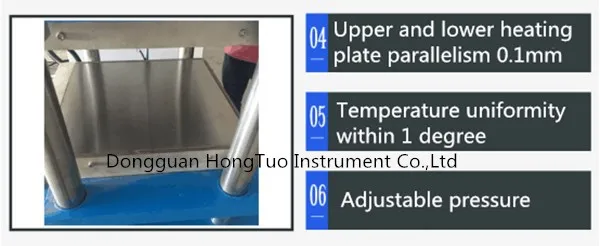 Hydraulic Plate Vulcanizer Press Machine Lab Rubber Small Flat Vulcanizer Molding Test Equipment DH-FV-01