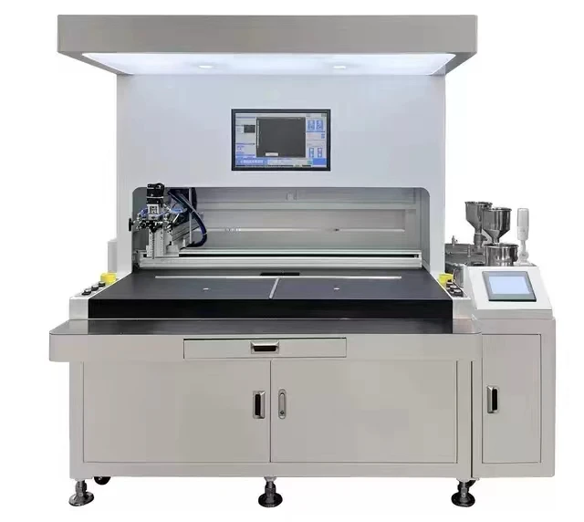 Liujiang CCD visual dispensing machine panoramic recognition spraying machine three-axis liquid dispenser adhesive applicator