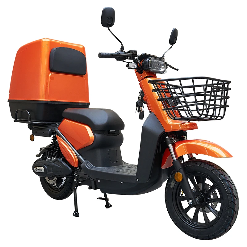 CKD SKD 60km/h max speed 70km range 1100/1300w cargo food delivery electric scooter with large storage box