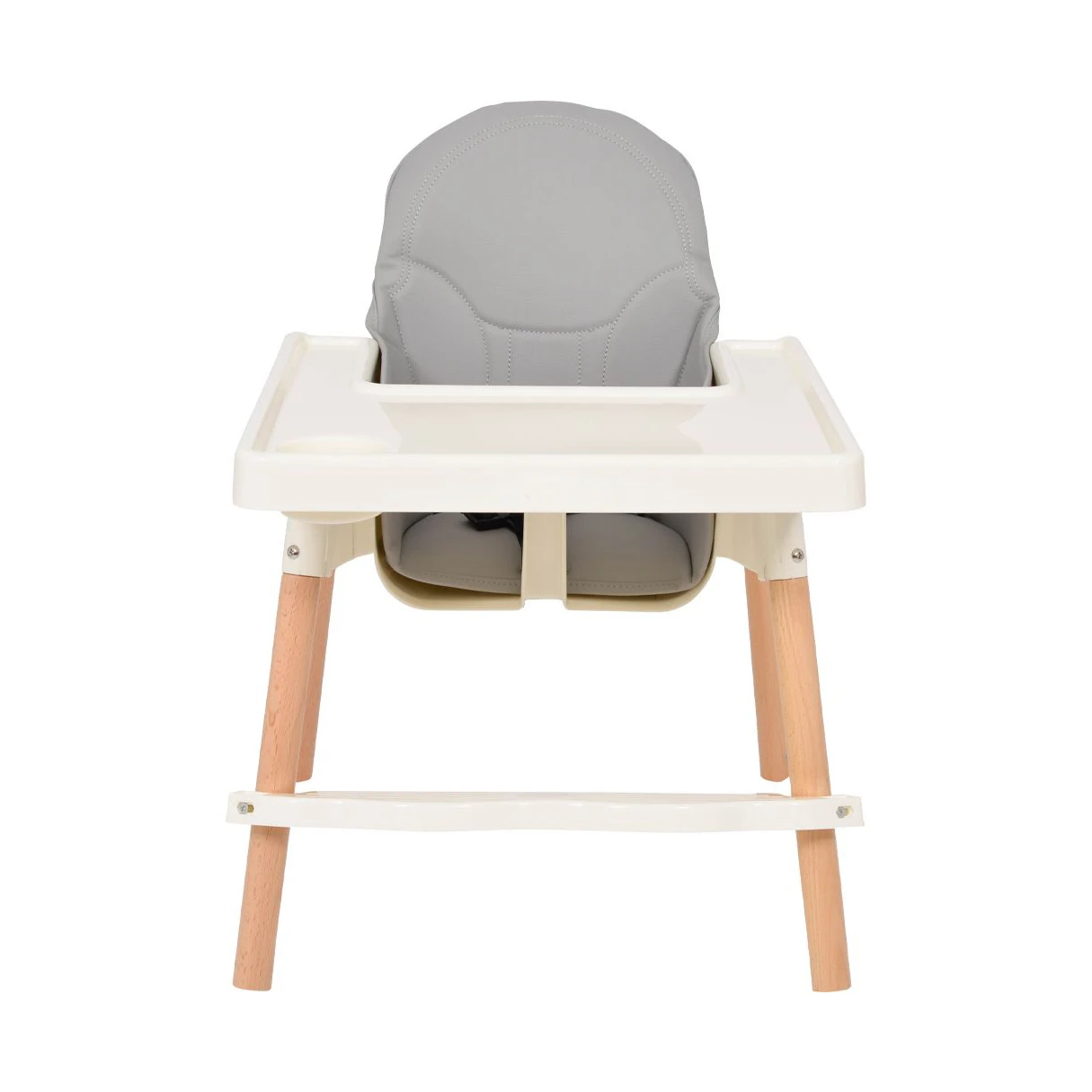 Hot sale 2-in-1 Baby High chair Switched legs Removable tray Baby feeding chair