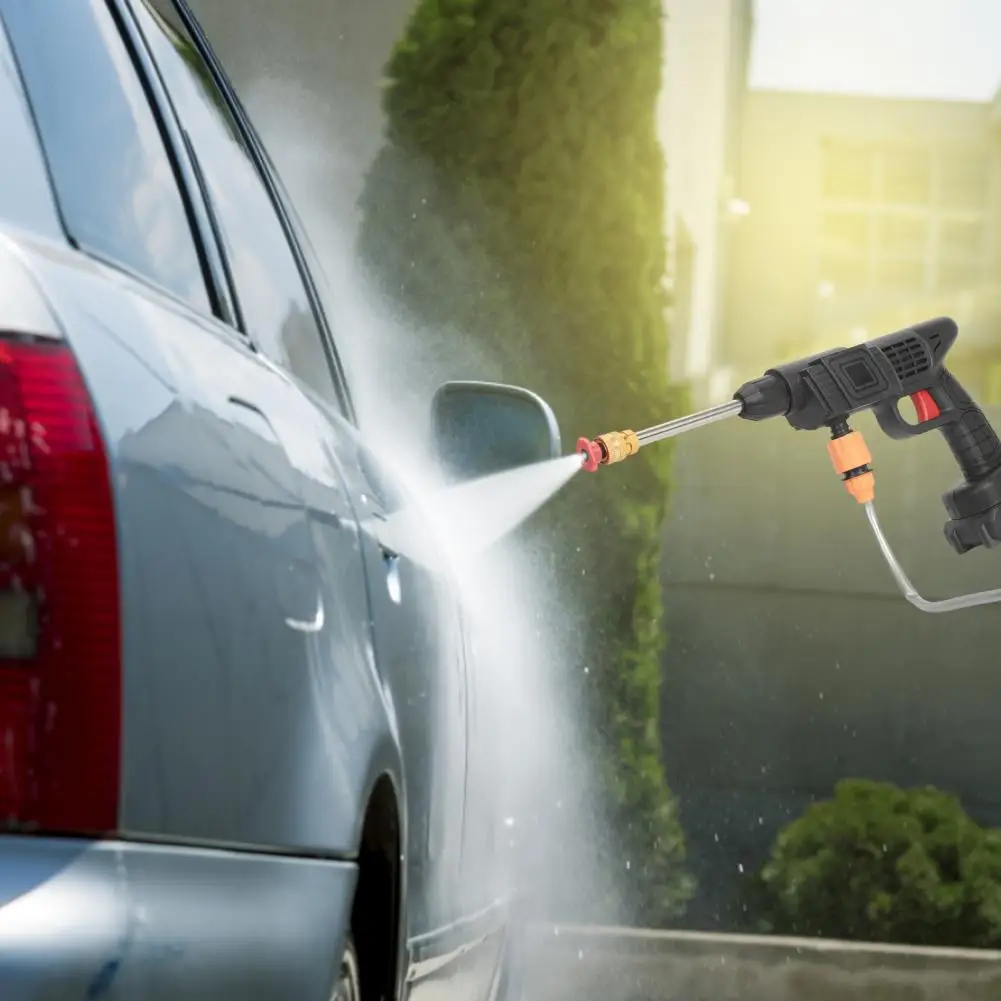 Car Wash Portable Powerful High Pressure 48v Lithium Cordless Wireless Water Jet Foam Gun Car Washer