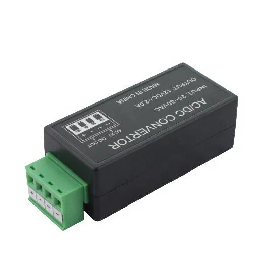 Power Supply Low Voltage Converter 24V AC to 12V DC 2A Output Current Power Convertor