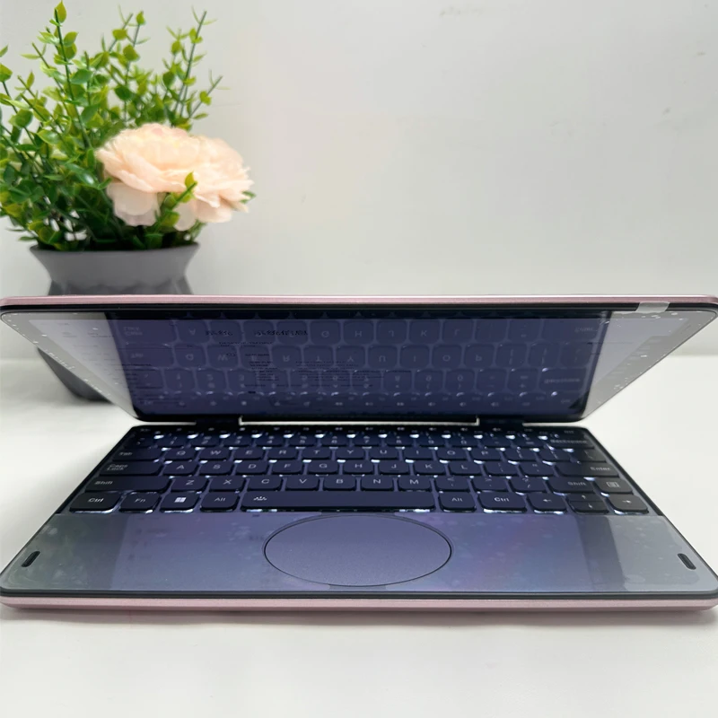 Hot Sale Oem Laptops New Design 11 Inch N100 Quad Core Yoga 360° Flip Notebook Backlit Keyboard Intel Win 11 Business Laptop