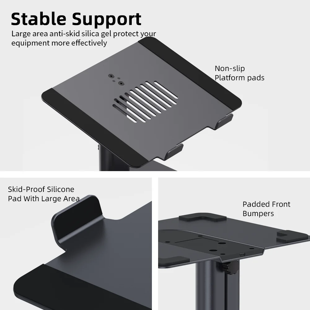 2024 Newest 15W Qi Wireless Charger Aluminum Alloy Height Adjustable Notebook Laptop Stand Holder For Earphone Phone