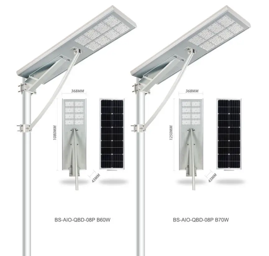aluminum 300w 300 watts 50w 200w 100w solar street lamps light with pole 60w 500w for outdoor garden street in shenzhen