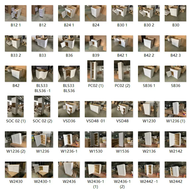 Factory Custom Make All Wood American Style Kitchen and Bathroom Cabinets for USA Wholesalers Contractors