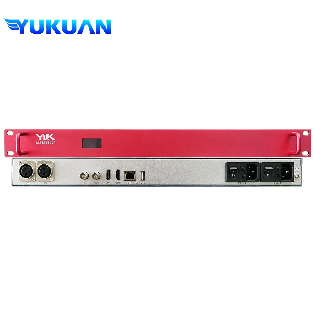 IPTV OTT Headend Digital TV H265 H264 HDM I SDI to Ethernet IP Live Video Streaming Encoder