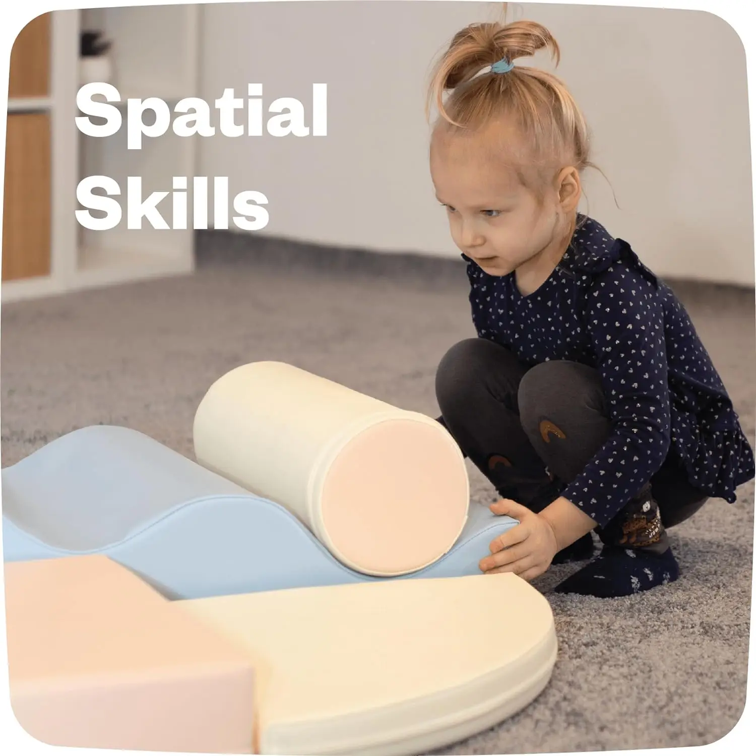 6-piece Step and Slide Baby Climbing Blocks Soft Babies Climb Foam Play Set Indoor Climber Activity Play Set for Kids Sofa Set