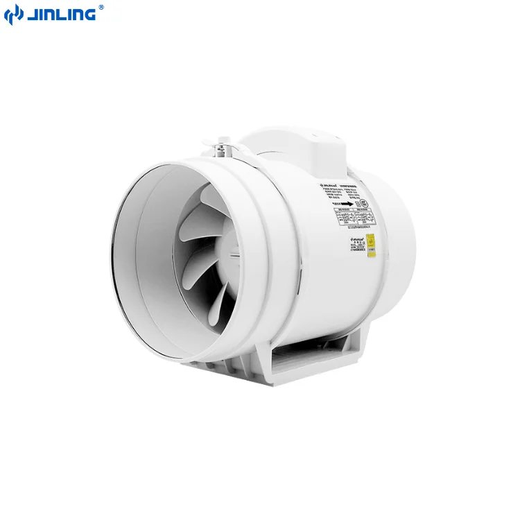 JINLING 4 6 8 inch Axial Mixed Flow Inline Ventilation Circular Duct Fan