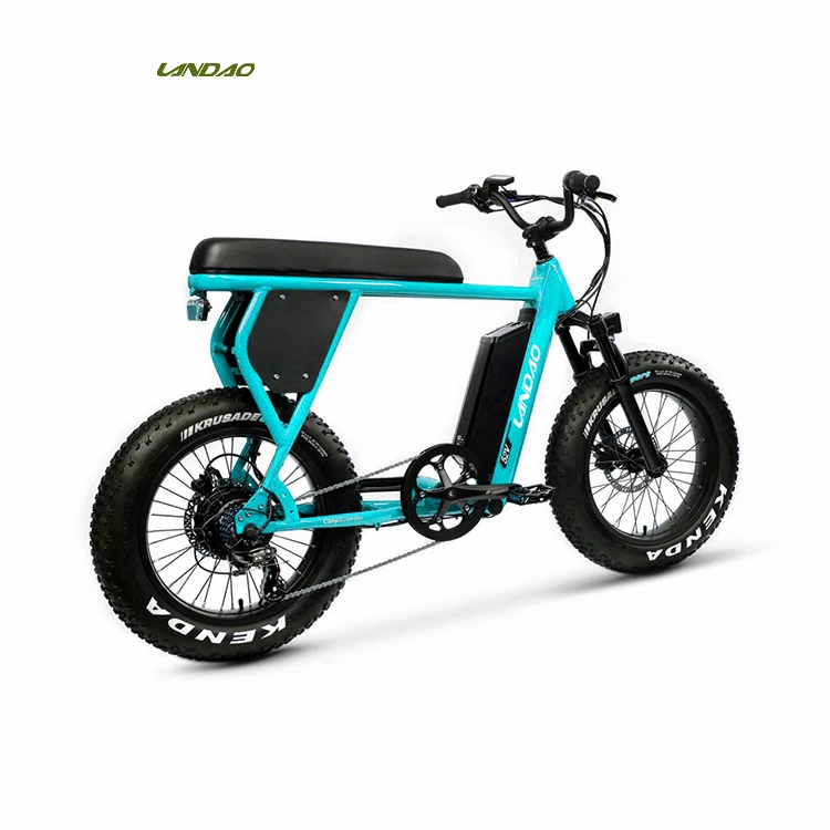 2022 landao bicycle lithium battery Al alloy frame 500w brushless motor electric fat bike made in China juice ebike