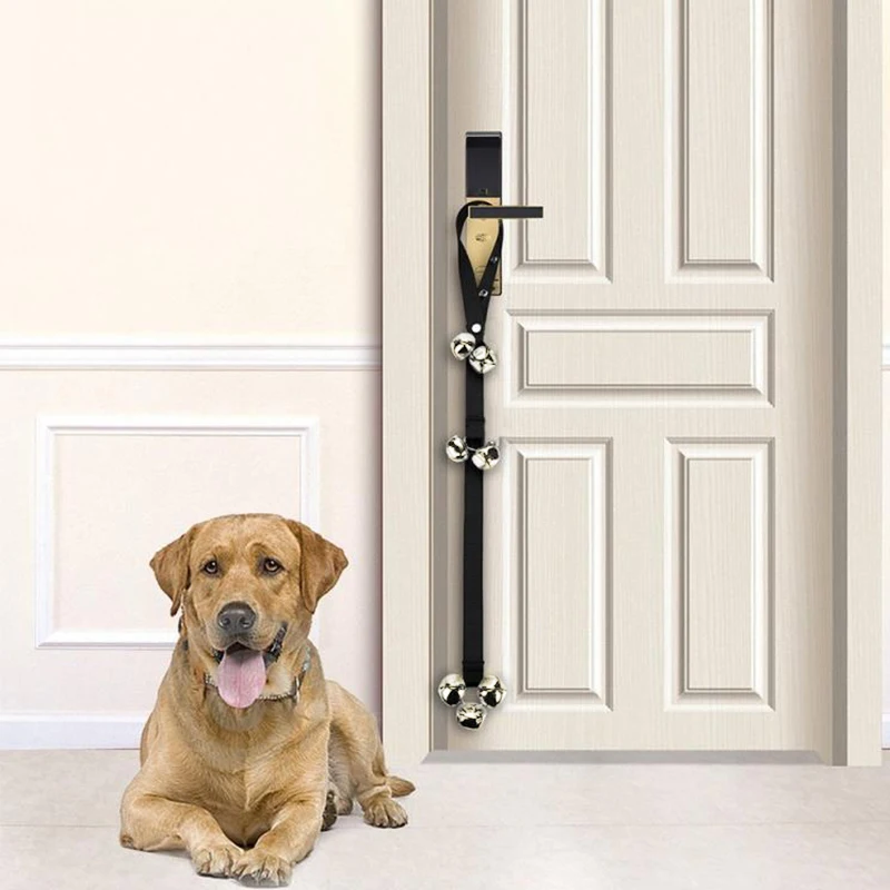 Премиум-качество-3 защелки для регулировки длины дверные звонки собак дверной ручки горшка дрессировки на