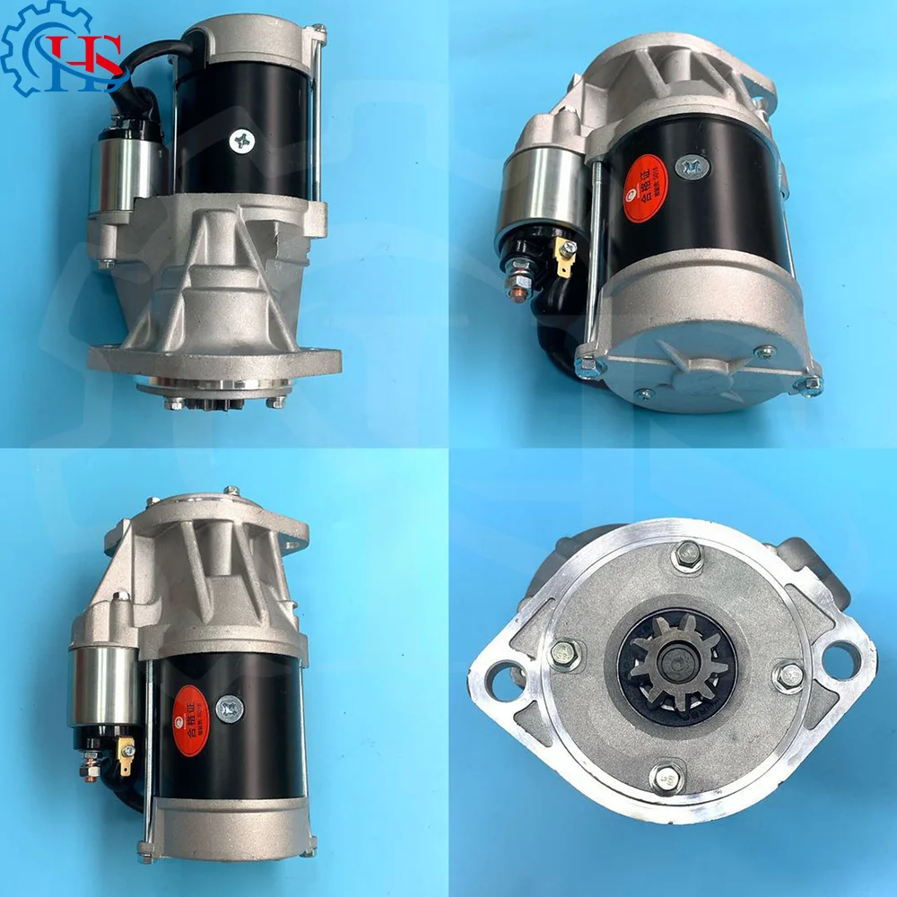 HS For Hitachi Excavator 4TNV94 4TNV98 S14-102 129940-77010 Starter Motor