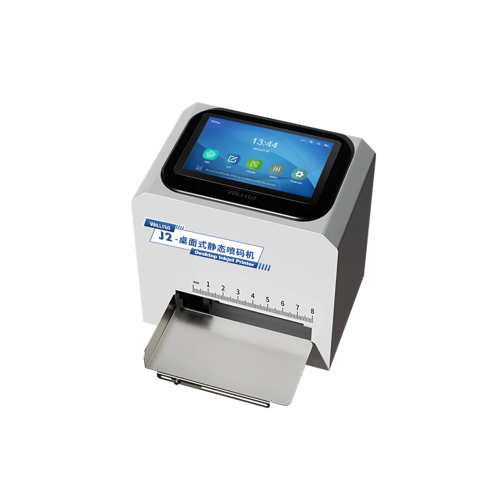 Willita Good Quality Portable Static QR Code Logo Printing Machine Desktop Inkjet Label Printer