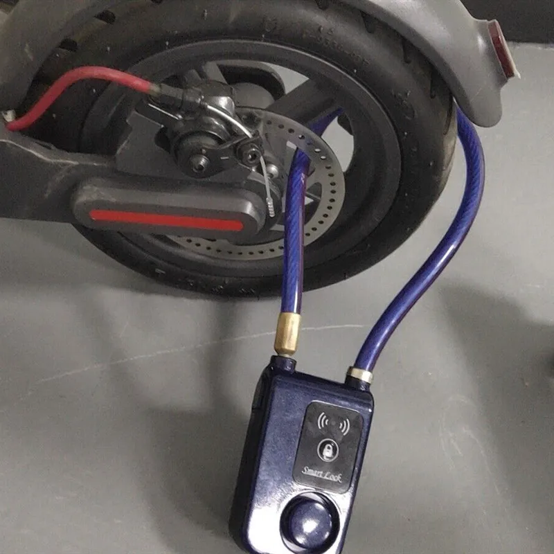 amazons top sellers bicycle accessories stainless steel wire rope padlocks warehouse door scooter alarm lock for bike