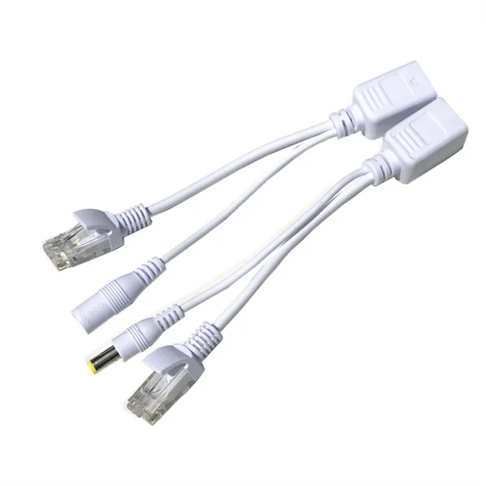 POE Splitter RJ45 Adapter Cable Power Supply For IP Camera