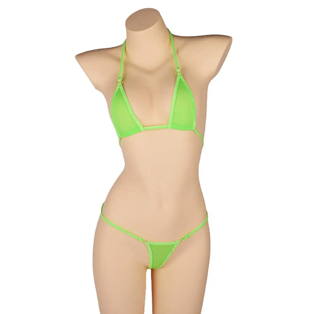 Custom Swimwear Beachwear Luxury Swimwear 2 Piece Set Extreme Sexy Mini String Bikini Beachwear for Women