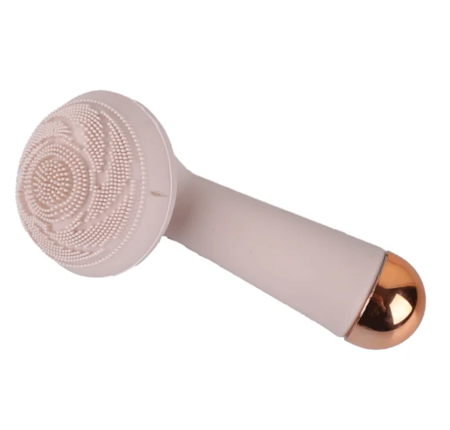 Face Cleanser Brush Electric Waterproof Soft Silicone Face Brush Mini Electric Facial Cleaning Brush