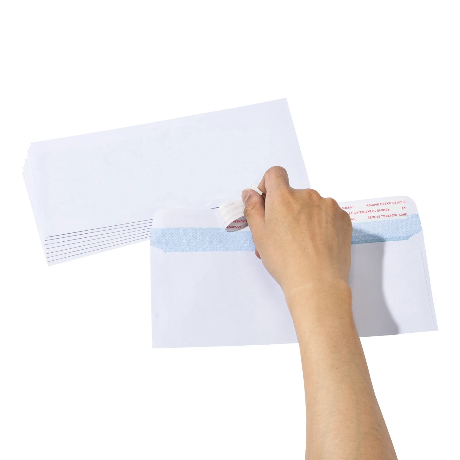 Custom size Packaging Self Seal White Paper Envelopes  with Logo