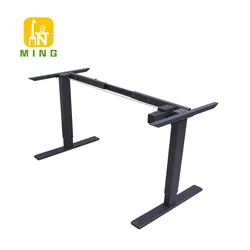 Standing Desk Frame White Black Gray Corner Modern Ergonomic Lift Sit Stand Bamboo Manual Electric Height Adjustable Table Legs