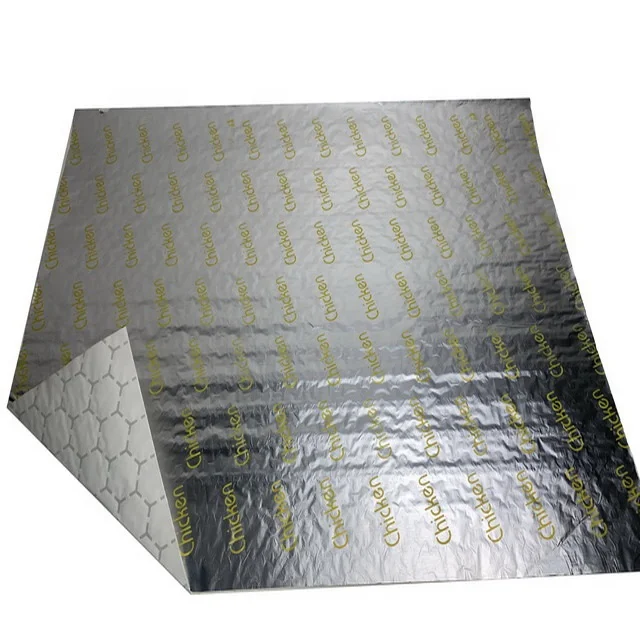
sandwich aluminum foil coated wax paper for fast food burger sandwich wrap 