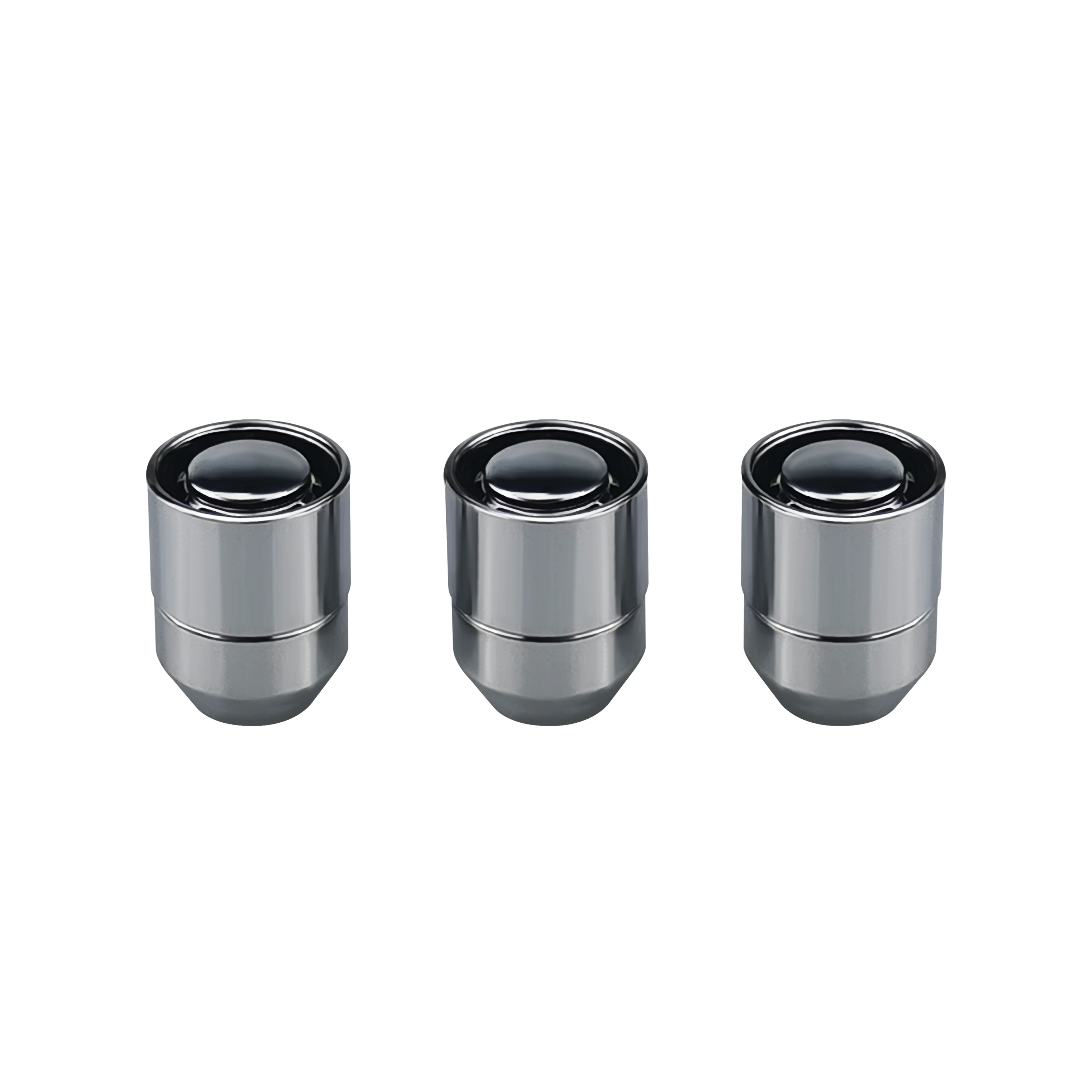 YJY FDLN3 chrome-plated 4nut 1key 31MM M12X1.5 closed bore anti-theft WHEEL LOCK NUT