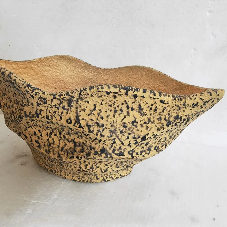 2023 Wholesale Factory Supply Natural Stone Flowerpot Mini Bonsai Pot For Bonsai Planting