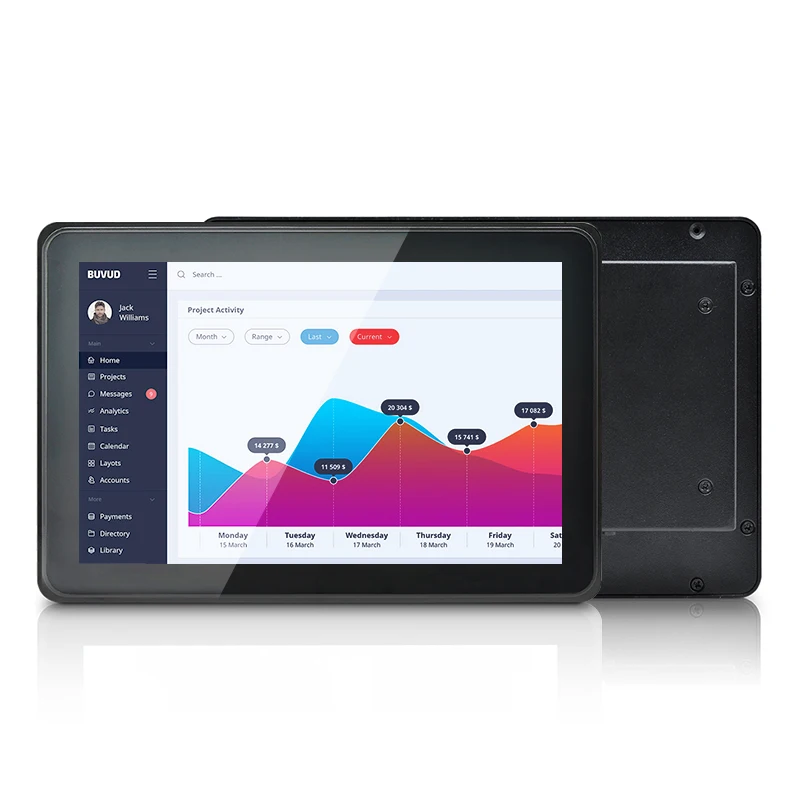 Usingwin Touch all in one pc low cost capacitive 10.1 inch lcd touch screen monitor for Hotel Service Equipment POS