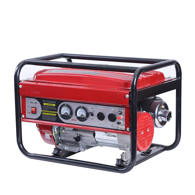China Factory Gasoline Engine Generator 2500 2.5Kw 3Kw Portable Gasoline Generator Manual Gasoline Generator Set