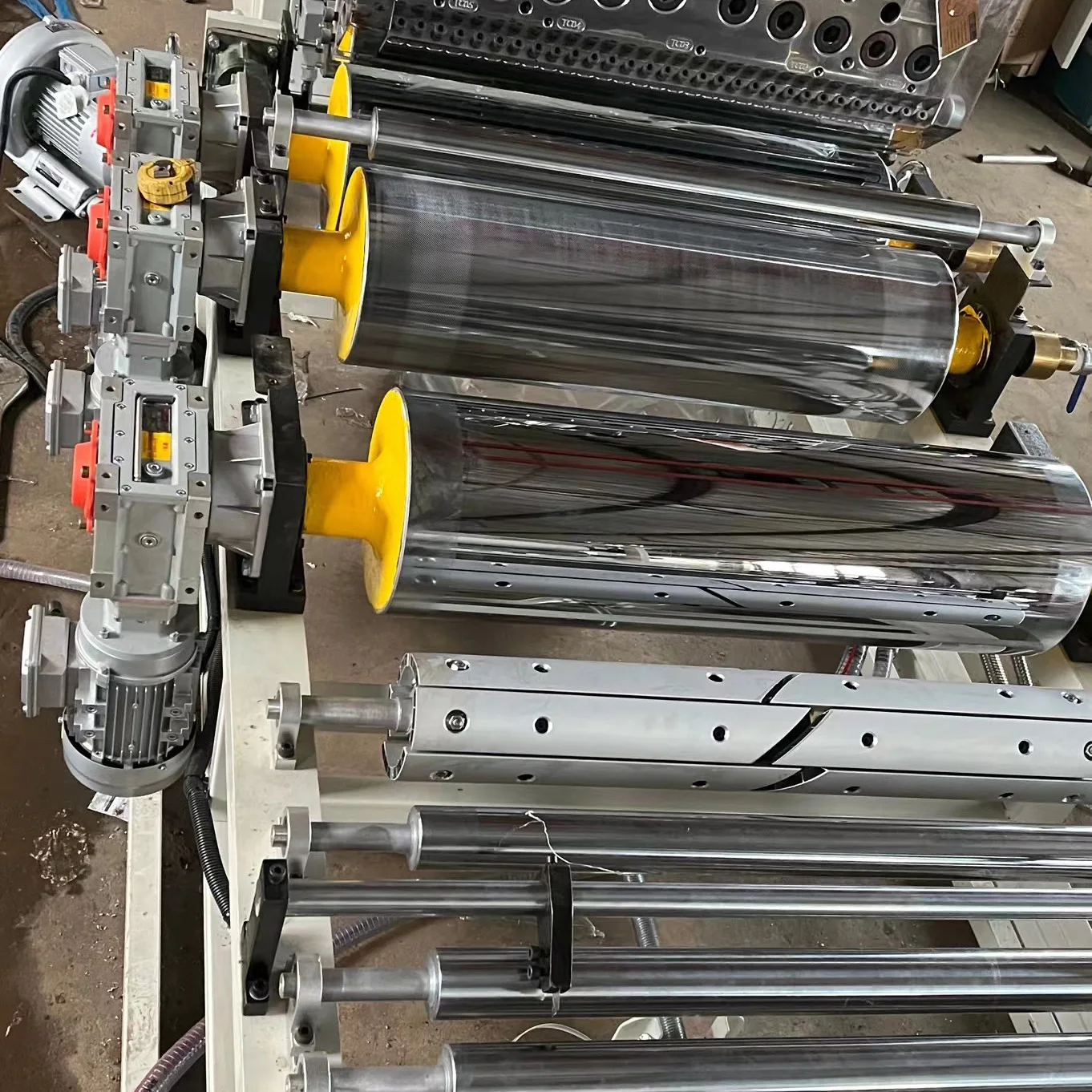 PE Stretch Cling Film Making Machine PE Casting Film Production Line