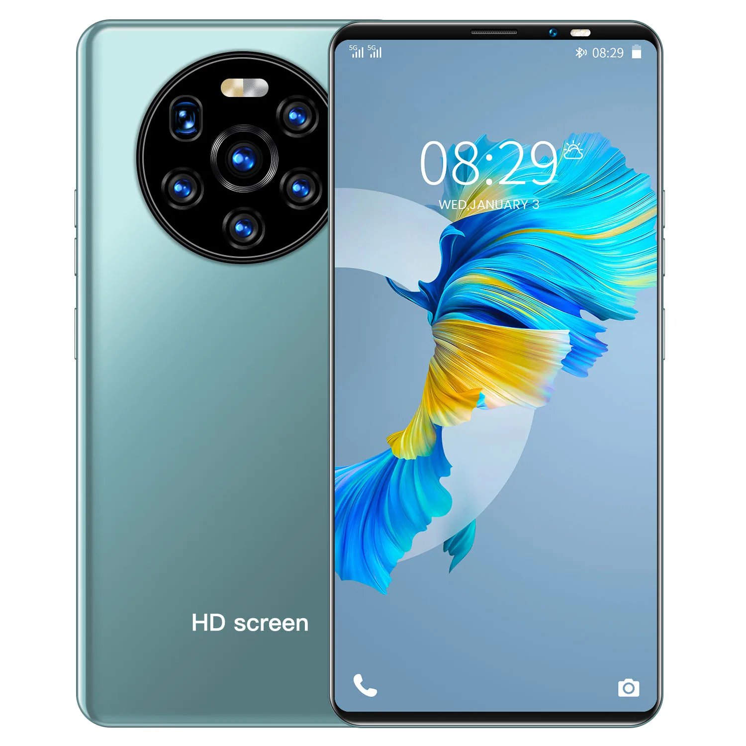 Смартфон Mate40 Pro 5 8 дюйма 12 + 512 ГБ 13 24 МП 10 ядер 5g 4800