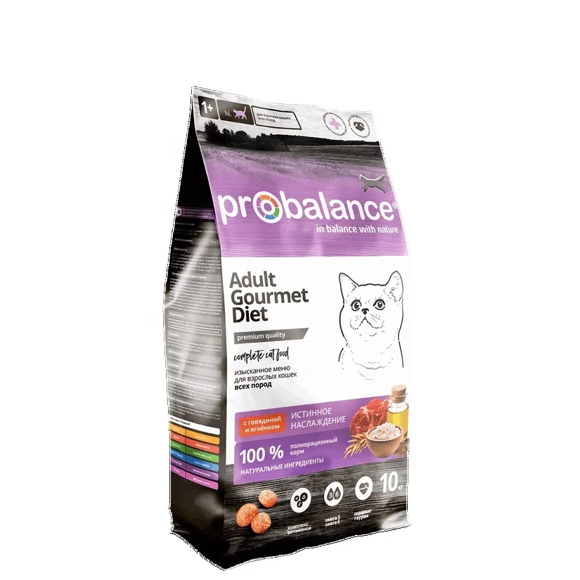 
ProBalance Gourmet Diet dry cat food with beef and lamb, 10 kg 